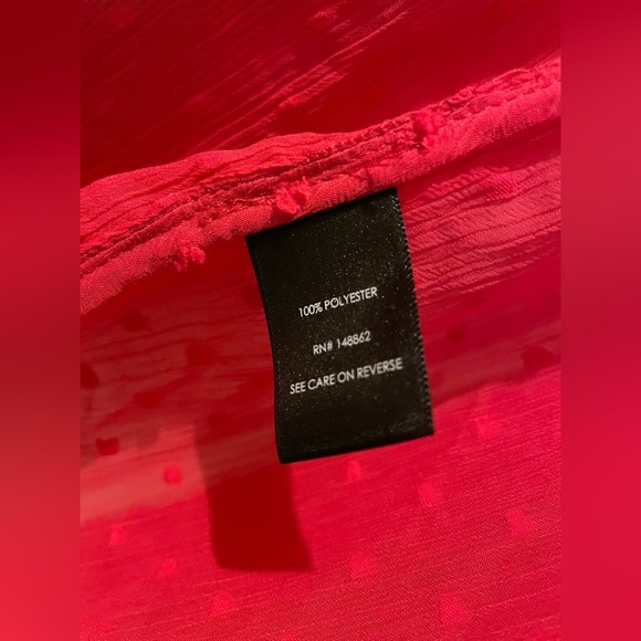 Torrid Pink Raspberry Chiffon
Clip Dot Cocoon Kimono Womens size plus size 5/6 - Picture 8 of 9